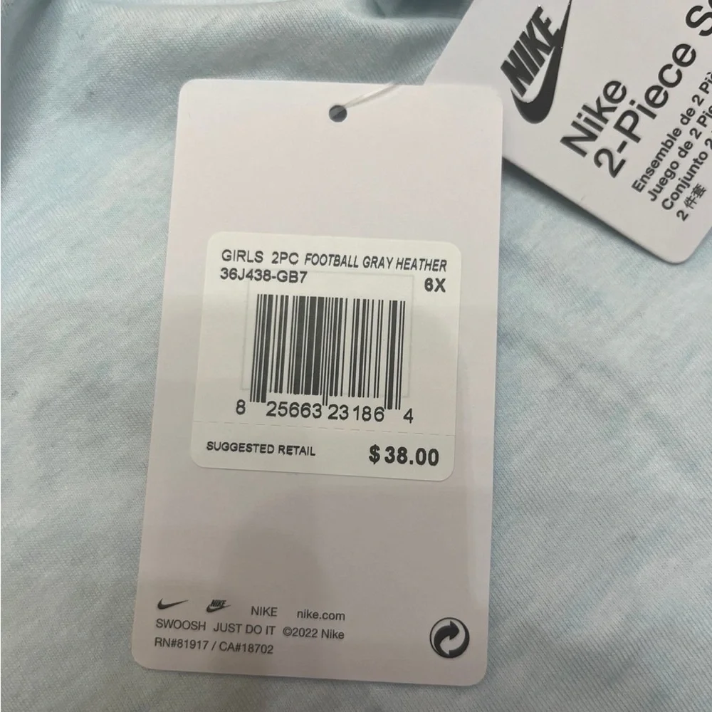 NWT Nike Youth Girls 2 Piece Short Set - Picture 7 of 7